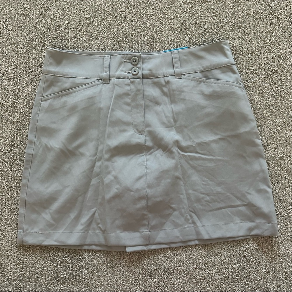 Liquid Yacht‎ Wear Sleet Gray UPF 50+ Skort w/ Shorts Size 4